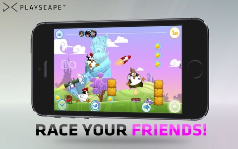 Ninja Chicken Multiplayer Race screenshot 2