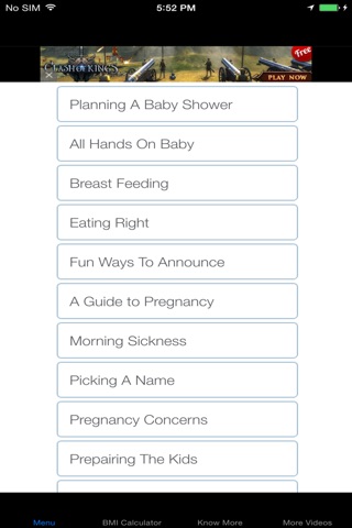 iPregnancy And Baby Guide Free App screenshot 2