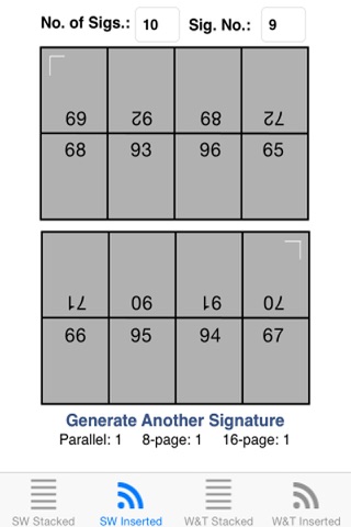 8-up Page Impositions - náhled