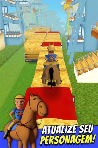 Cartoon Horse Riding Free - Horsemanship Equestrian Race Game screenshot 2
