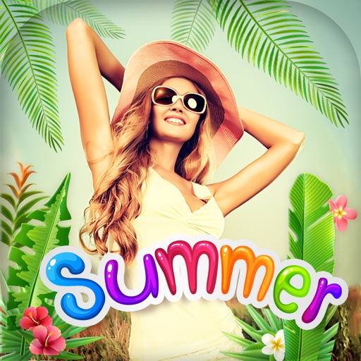 Summer Photo Booth – Cool Summer-Time Stickers And Pic Frames With Beach, Sun And Sea icon