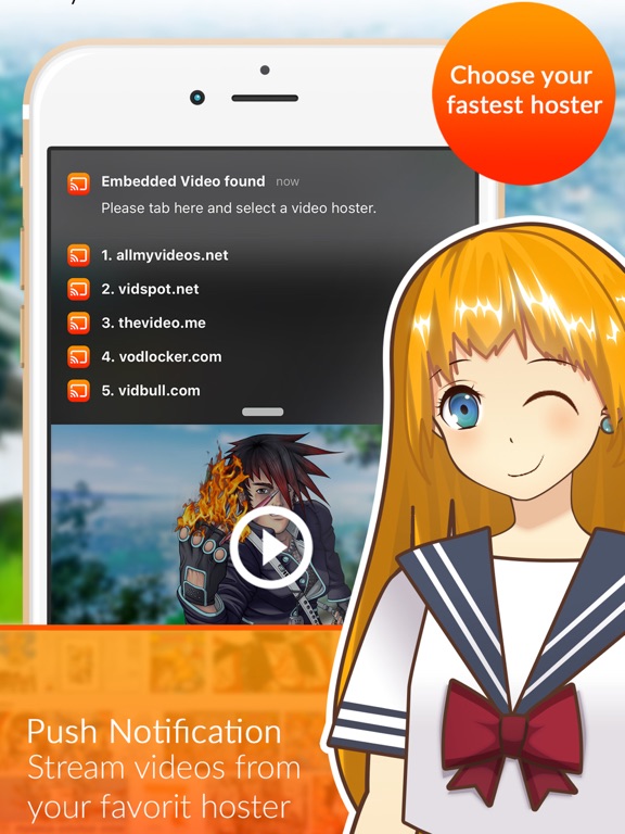 Télécharger Watch Anime online: Video Cast for Chromecast Browser Streaming  pour iPhone / iPad sur l'App Store (Photo et vidéo)