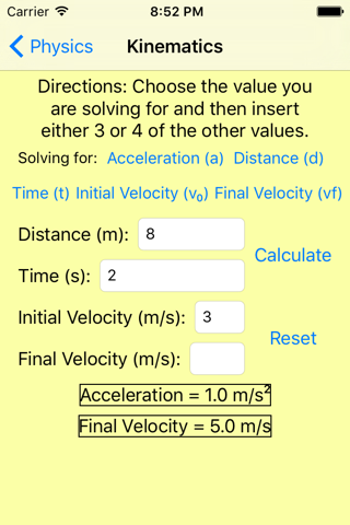 FormD - Math and Science Formula Calculator screenshot 3