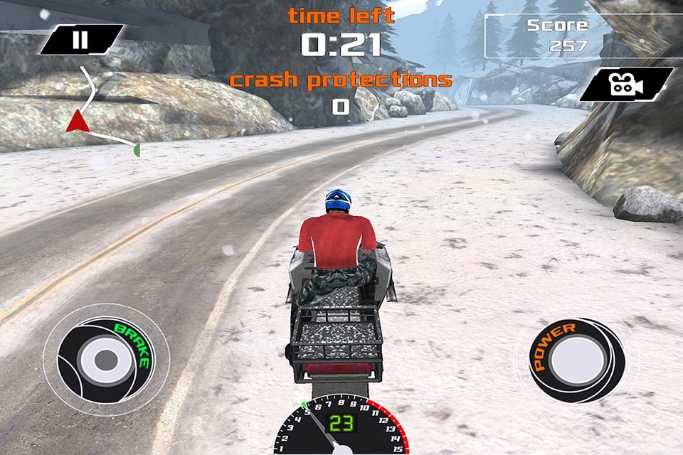 Arctic Snowmobile Racing - 3D eXtreme Winter Ice Trails Driving Edition Free screenshot 2