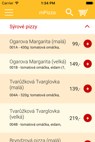 Ogarova pizza screenshot 3