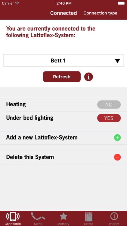 Lattoflex Remote App