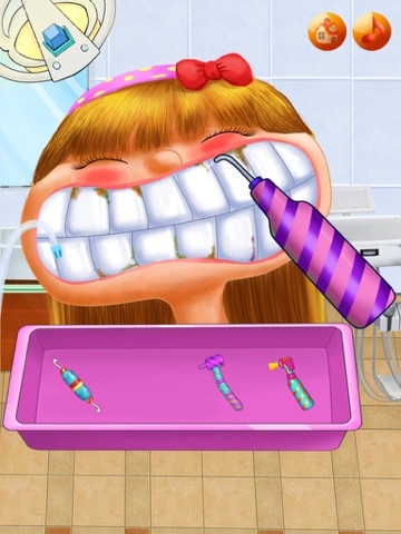 Cute Dentist @ Little Doctor Nose Office:Fun Baby Hair Salon and Spa Kids Teeth Games For Girl HD. screenshot 2
