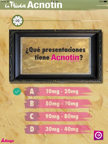 Acnotin Trivia screenshot 2