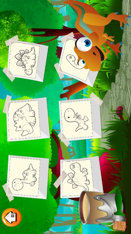 Cute Dino Coloring Book - Drawing Pages and Painting Games for Boy and Girl