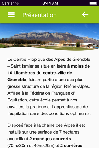 Centre Hippique des Alpes screenshot 2