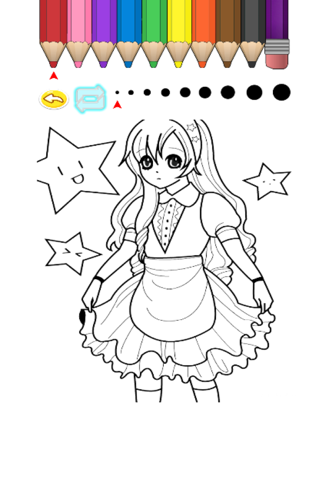 Kids Coloring Book - Princess Midori screenshot 4