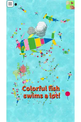 Game screenshot Touch and drawing! Fish moving - Free educational application for kids mod apk