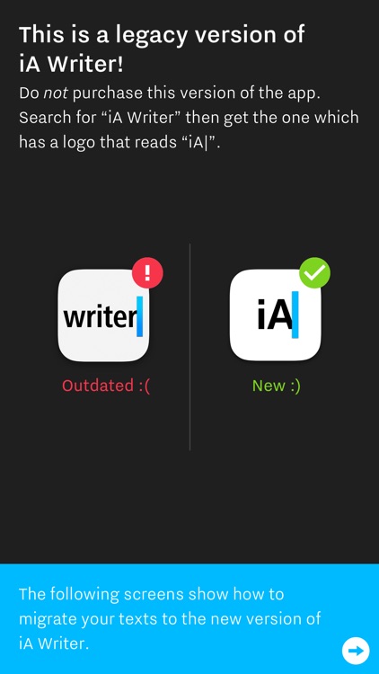 iA Writer Classic (Legacy Support Edition)