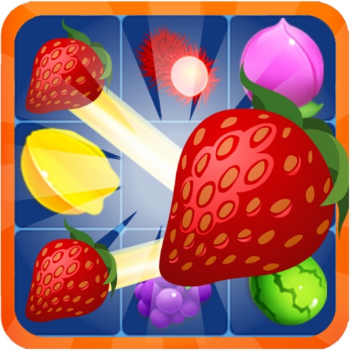 Fruit Crush Mania - Match Free Game Icon