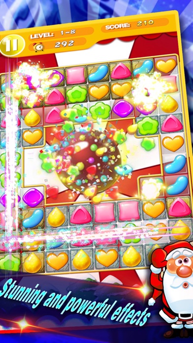 How to cancel & delete Candy Christmas-Free Fun match 3 puzzle games from iphone & ipad 4