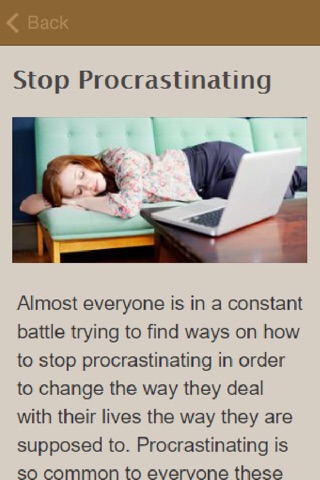 How To Stop Procrastinating screenshot 3