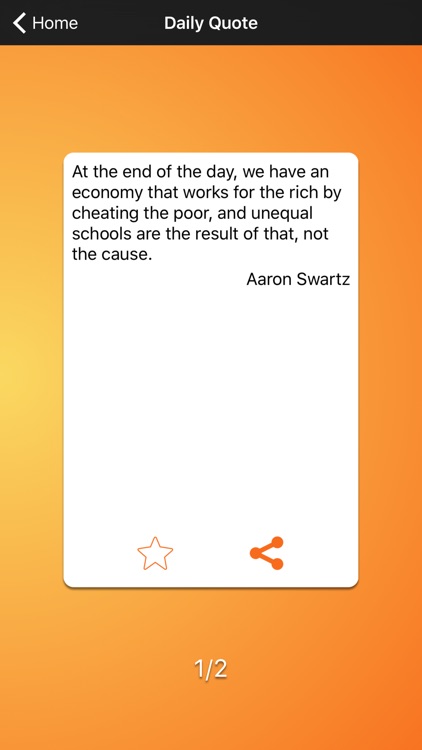 Daily Quotes - Aaron Swartz Version