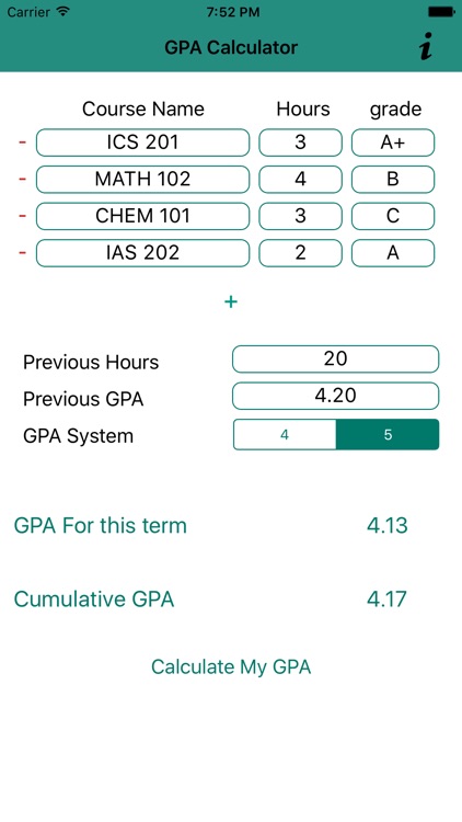 GPA Calc. Lite screenshot-3