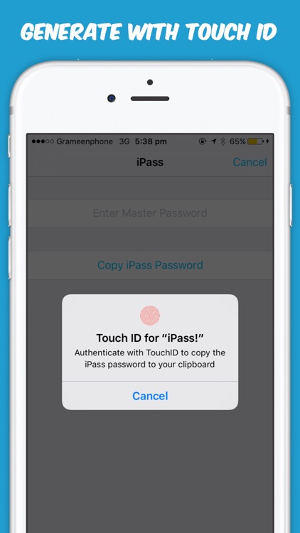 iPass - Password Storage, Without Storage! screenshot-3