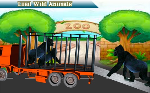 Offroad animal Transporter Truck Simulator 2016 screenshot 4