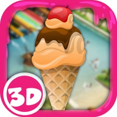 Activities of Ice Cream Maker Granny cook - Make waffles & frozen banana icy cone in this cooking kitchen game