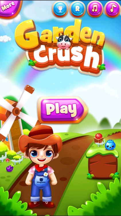 Garden Crush: The Best Fun Candy for Free 3 Match Puzzle Games