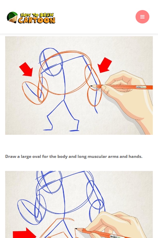 How to Draw Cartoons Step by Step screenshot 2