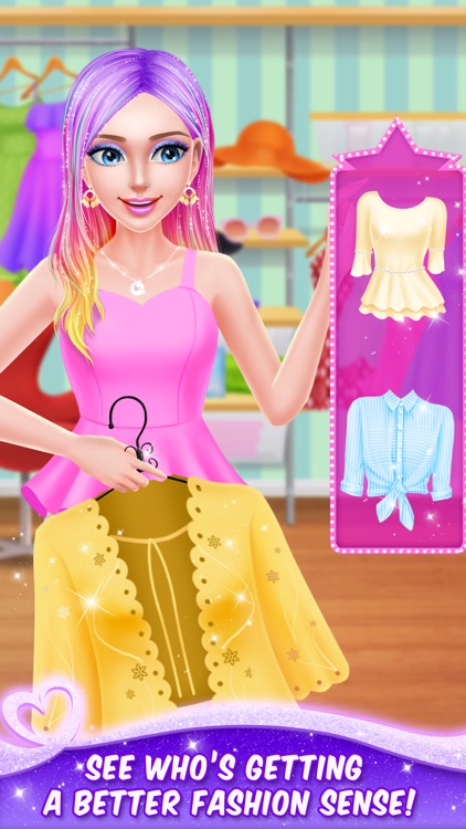 BFF Fashion Challenge! Beauty Salon+ Makeover and Dress Up Game for FREE screenshot-3