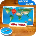 Puzzle World Learning city with flashcards - Macaw Moon
