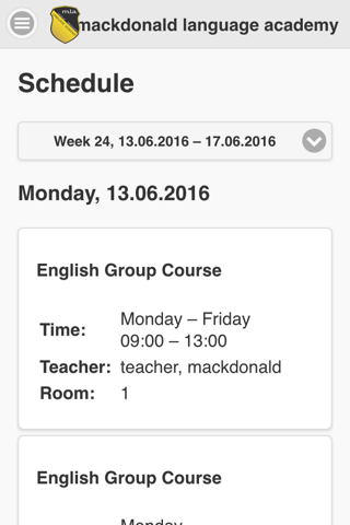mackdonald language academy screenshot 3