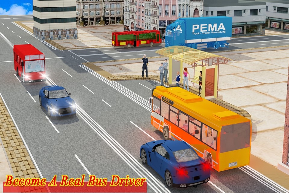 City Bus Simulator Free screenshot 4