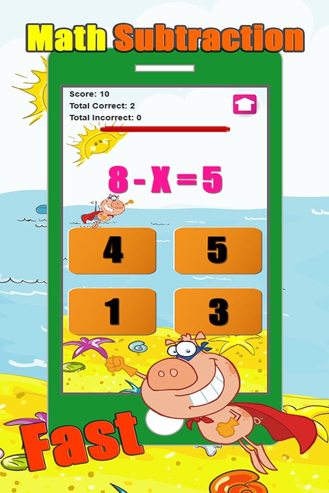 Basic Subtraction Math Games And Puzzles For Kids screenshot 3