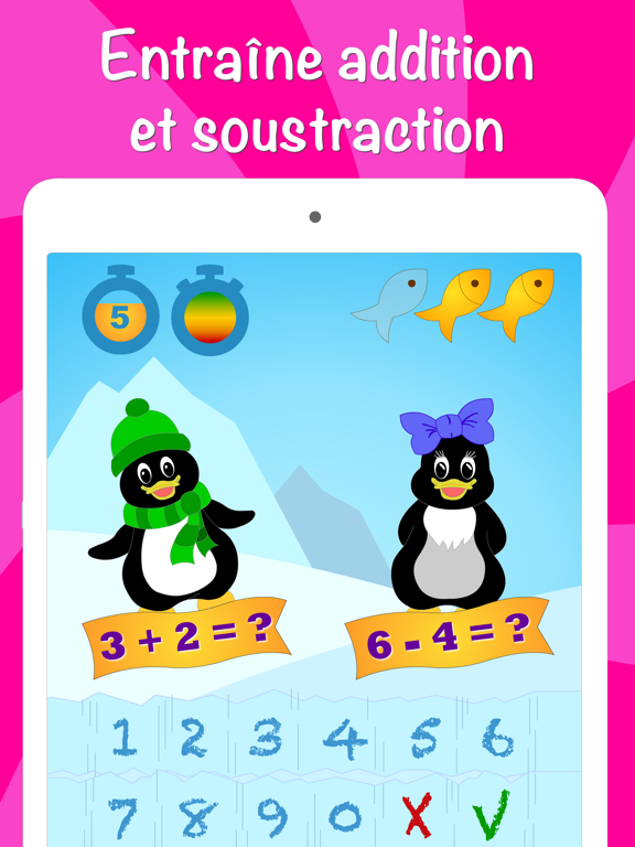 Screenshot #5 pour Icy Math - Mathématiques addition et soustraction jeu pour les enfants