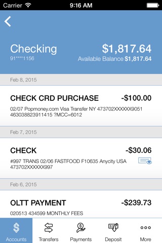 ArrowPointe FCU Mobile screenshot 4