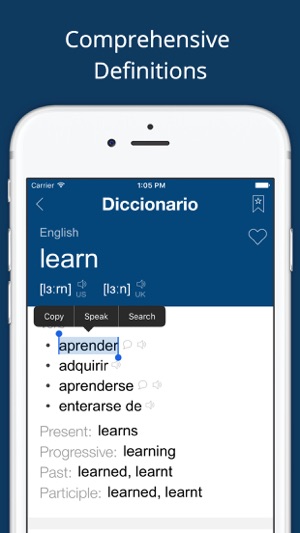 Spanish English Dictionary App(圖2)-速報App