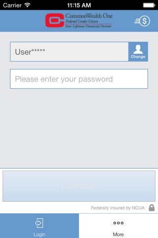 CommonWealth One Federal CU screenshot 2