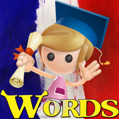 100 dasar kata yang mudah: belajar kosakata Perancis game gratis untuk anak-anak, balita, prasekolah dan TK