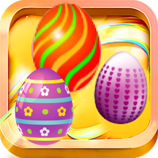 Sweet Eggs Candy Mania-The best match three puzzle game for kids and adults icon