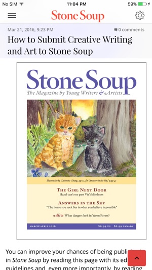 Stone Soup Magazine(圖3)-速報App