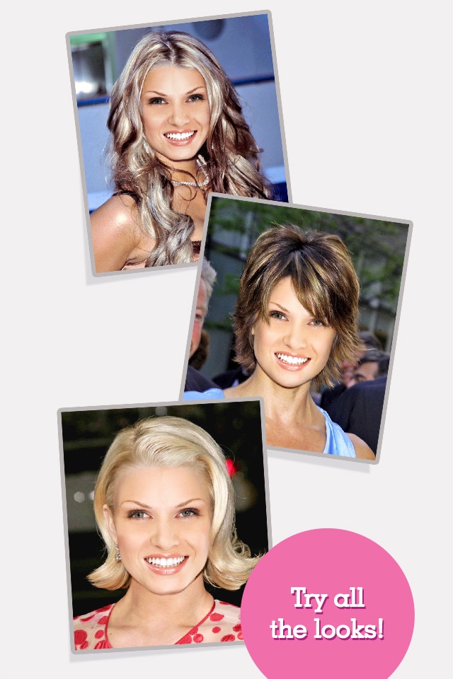 FACEinHOLE® Hairstyles for Women - Hair styler with cute haircuts for girls screenshot 4