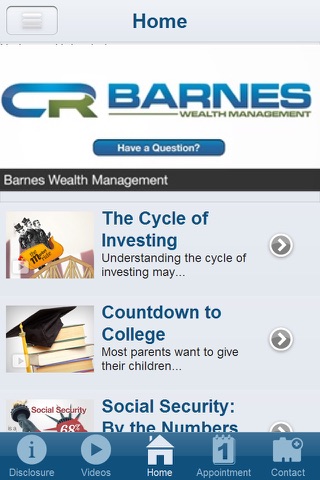 CR Barnes Wealth Management screenshot 2