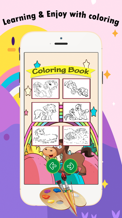 How to cancel & delete My Pony Coloring Book for children age 1-10: Games free for Learn to use finger while coloring with each coloring pages from iphone & ipad 2
