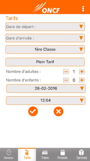 horaire oncf