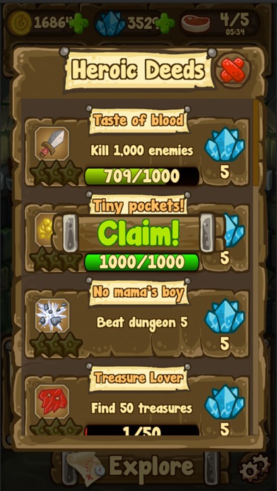 How to cancel & delete Dungeon Loot : Heroes & Villains from iphone & ipad 3