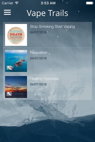 Vape Trails - CBDs and Stop Smoking and Start Vaping with Hypnosis screenshot 3