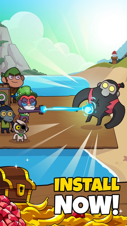 Chimps Ahoy! - Kizi Pirate Game screenshot-4