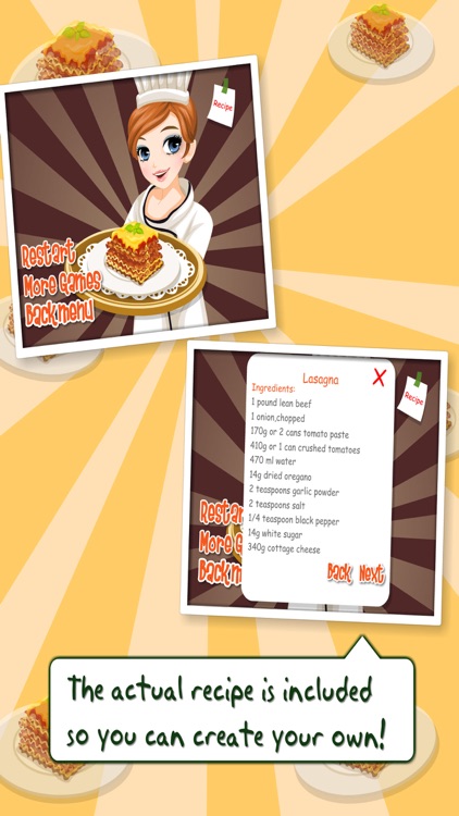 Tessa’s Cooking Lasagne– learn how to bake your Lasagne in this cooking game for kids screenshot-4