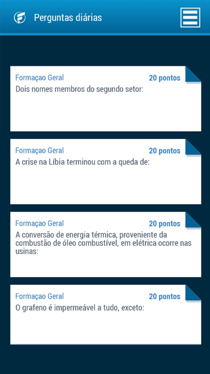 Quiz FACENS - Desafio ENEM