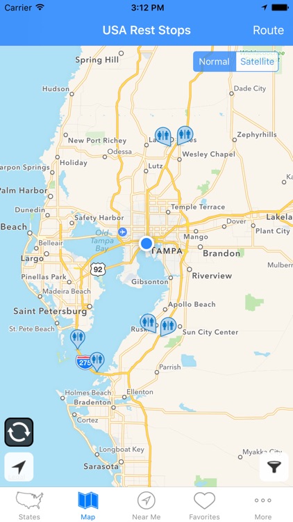 USA Rest Stops