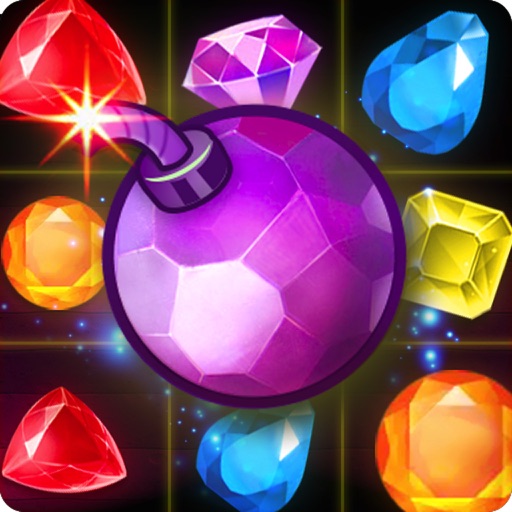Jewel Paradise Mania. My Diamond Rush Story In Match 3 Classic Puzzle iOS App